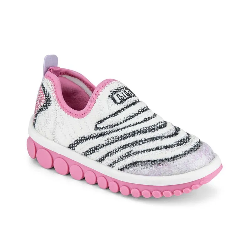 Tênis Infantil Feminino Branco com Pintura Giz Bibi Roller 2.0 27