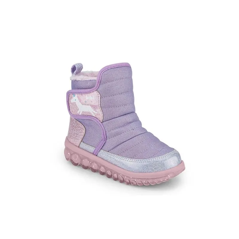 Bota Infantil Feminina Rosa com Unicórnio Bibi Roller 2.0 24