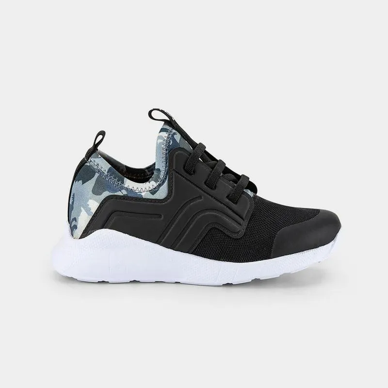 Tênis Infantil Masculino Preto Estampa Dino Bibi Evolution II 35