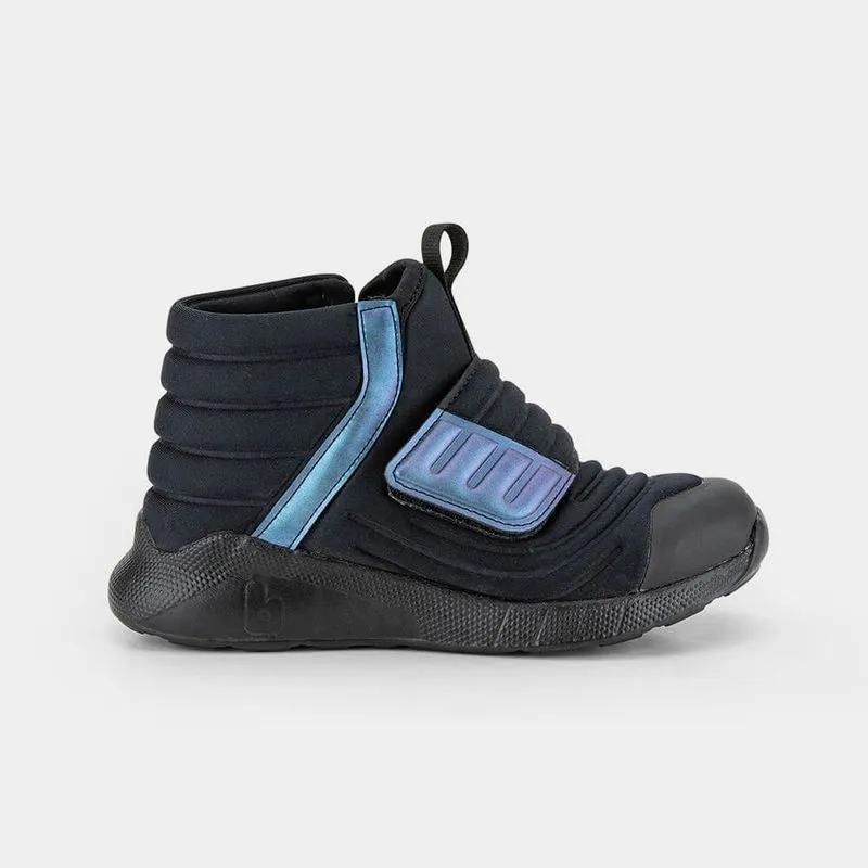 Tênis Abotinado Infantil Masculino Preto com Velcro Bibi Evolution II 27