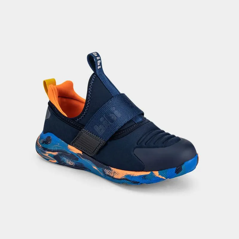 Tênis Infantil Azul com Velcro Bibi Evolution II 33