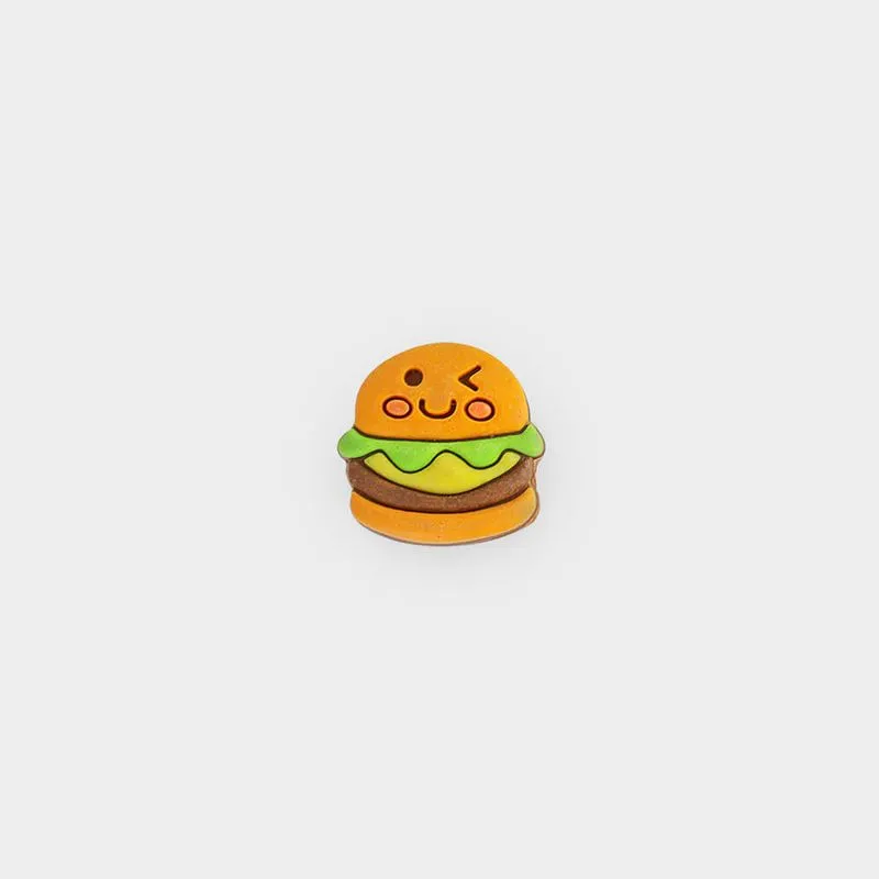 Acessório de Calçado Infantil Bibi Pin de Hamburguer 16