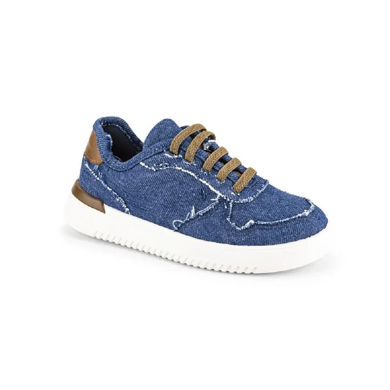 Tênis Infantil Bibi Casual Azul Jeans New Way 26