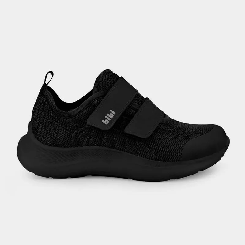 Tênis Infantil Bibi Action Preto com duas Tiras 30