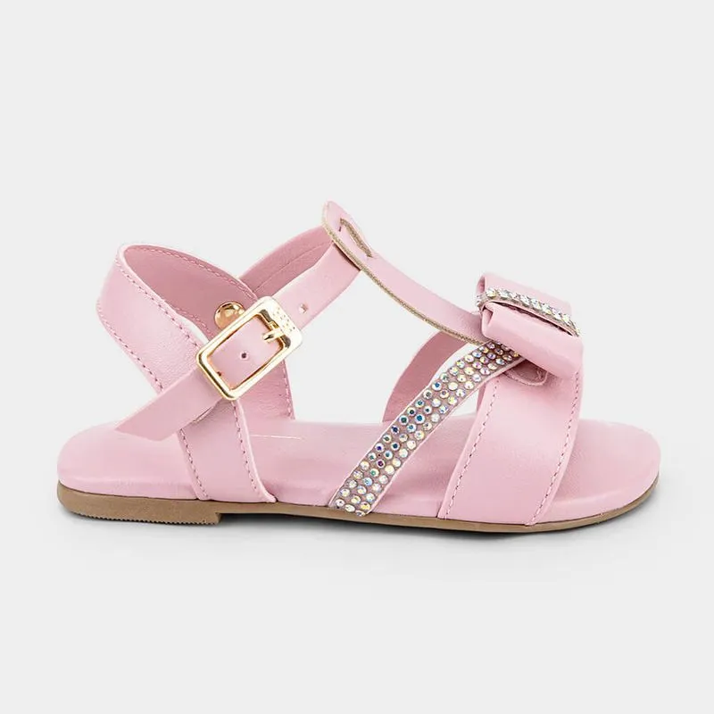 Sandália Infantil Bibi Mini Me Rosa com Pedrinhas 1102351 22