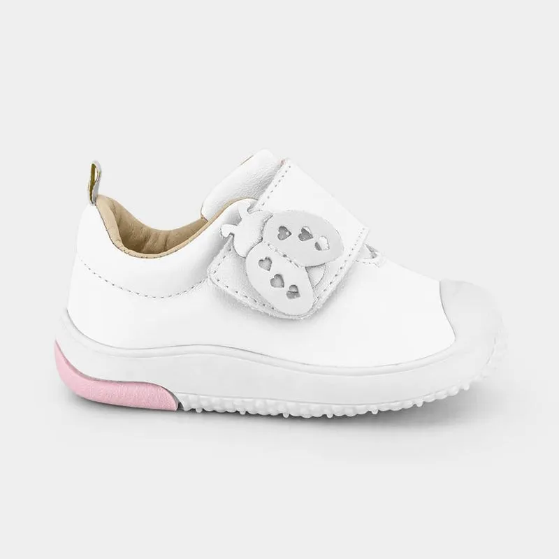Tênis Infantil Bibi Prewalker Branco com Joaninha 1122270 21