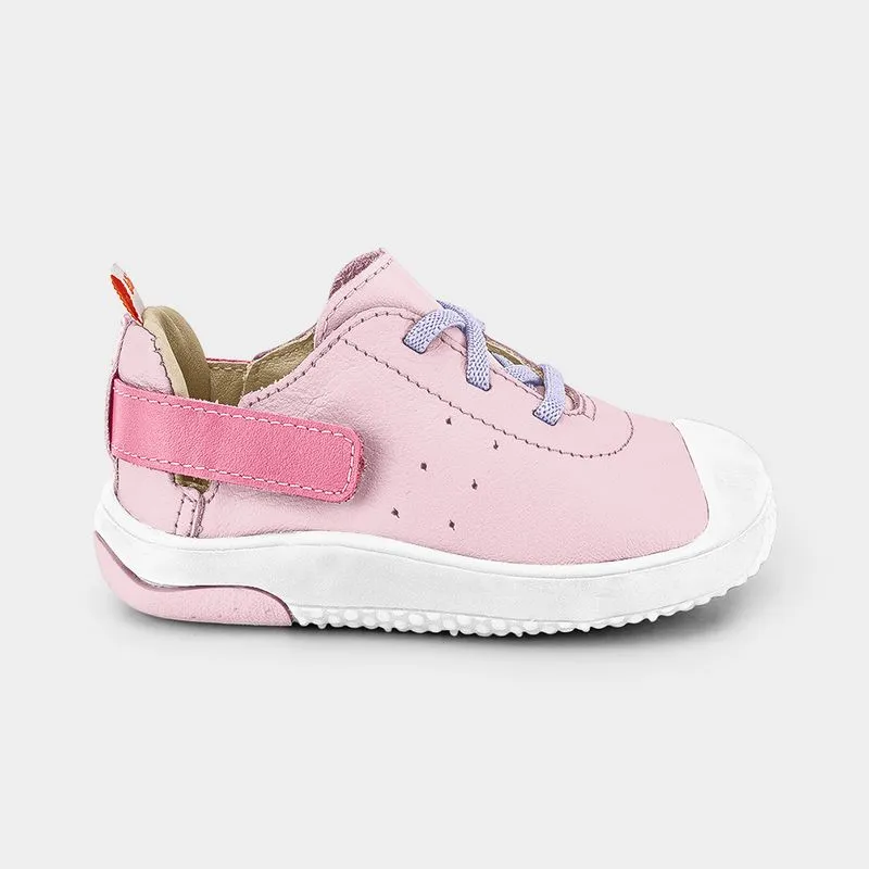 Tênis Infantil Bibi Prewalker Rosa de Couro 1122272 19