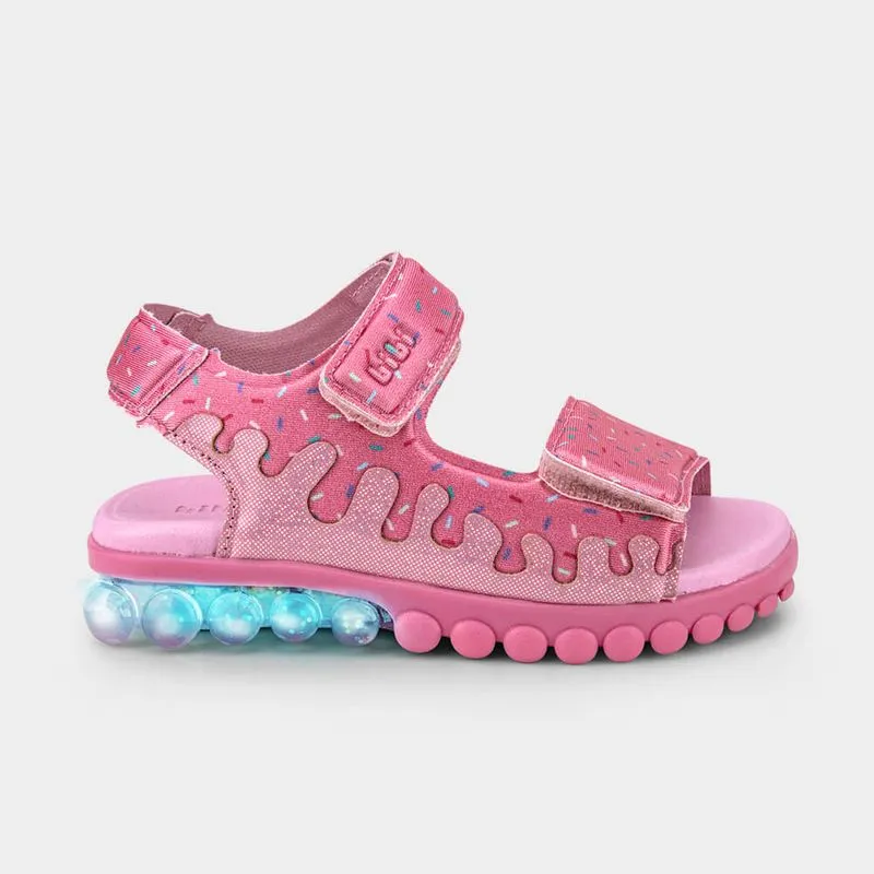 Sandália Infantil de Luz Bibi Summer Roller Light 1193051 25