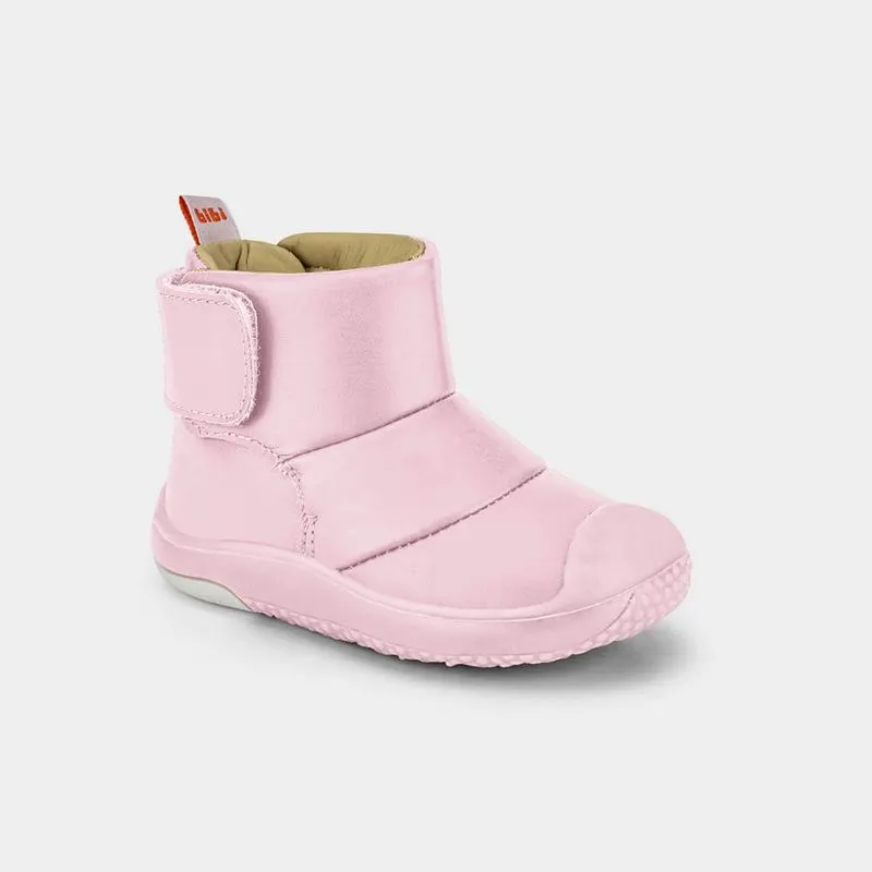 Abotinado Infantil Bibi Prewalker Rosa de Couro 1122265 20