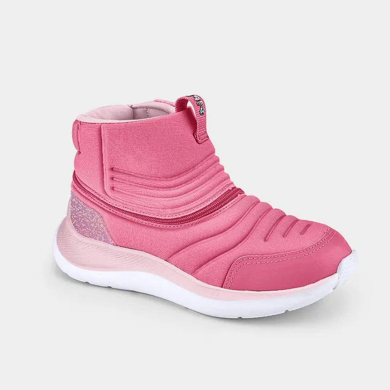 Bota Infantil Inclusiva Bibi Para Todos Rosa Flamingo 1177007 27