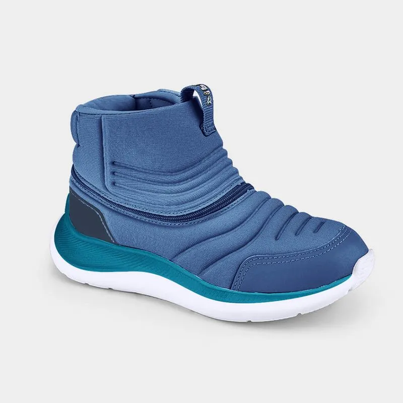 Bota Infantil Inclusiva Bibi Para Todos Azul Lunar 1177008 25