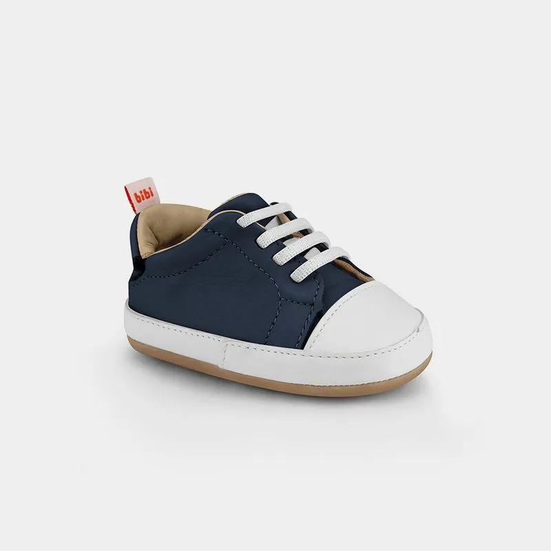Tênis Infantil Bibi Afeto Joy II Azul e Branco 19