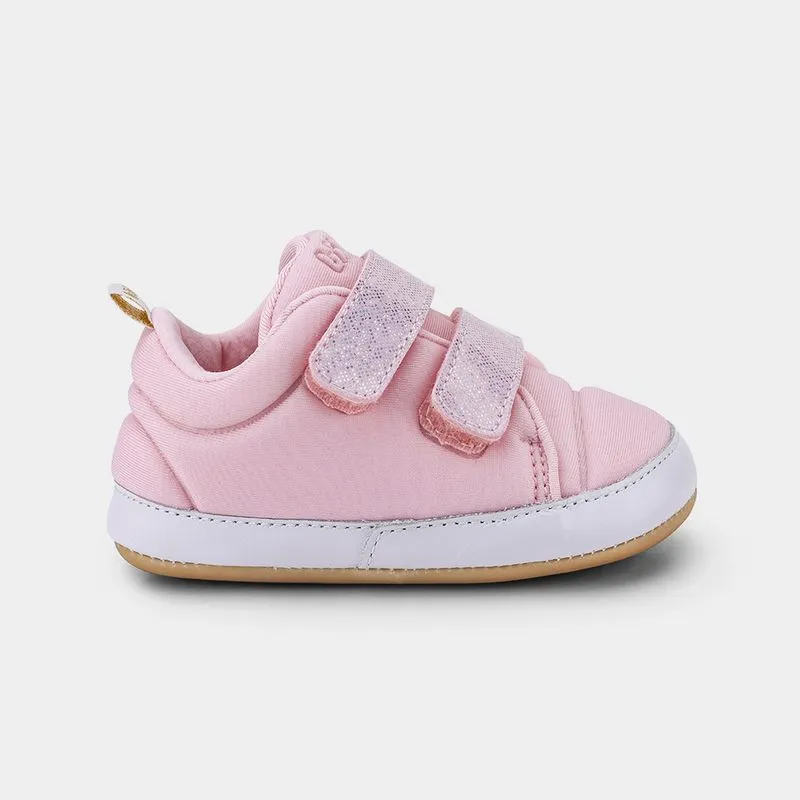 Tênis Infantil Bibi Afeto Joy II Rosa Sugar com duas tiras 17