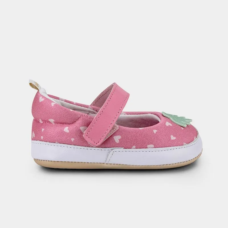 Sapatilha Infantil Bibi Afeto Joy II Rosa Pitaya de Moranguinho 19