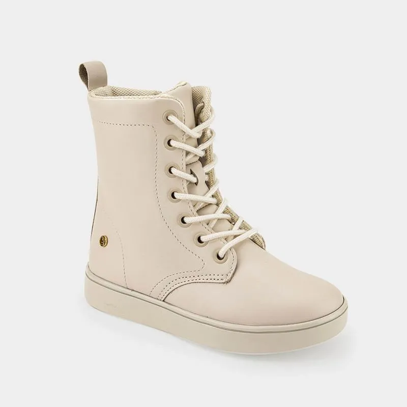 Bota Coturno Infanti Bege 33