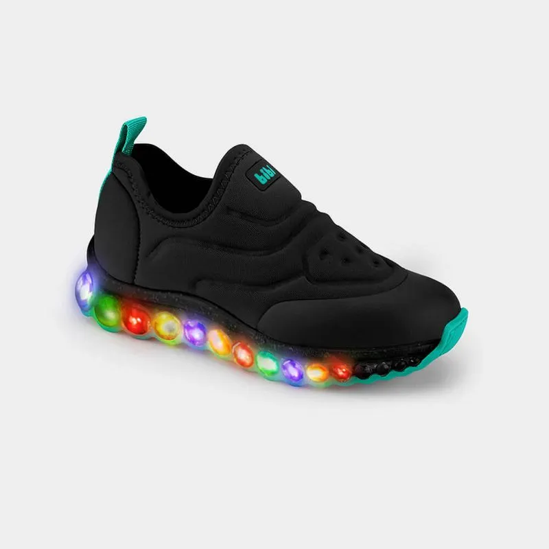 Tênis Infantil de Luz Bibi Roller Celebration Preto com Slime 31