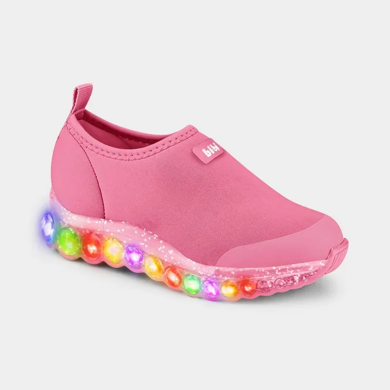 Tênis Infantil de Luz Bibi Roller Celebration Rosa Flamingo 29