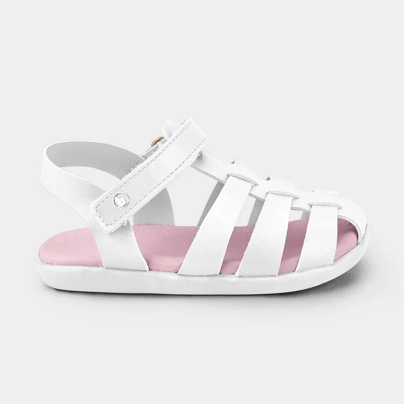 Sandália Infantil Bibi Baby Soft II Branca e Rosa 1188089 20