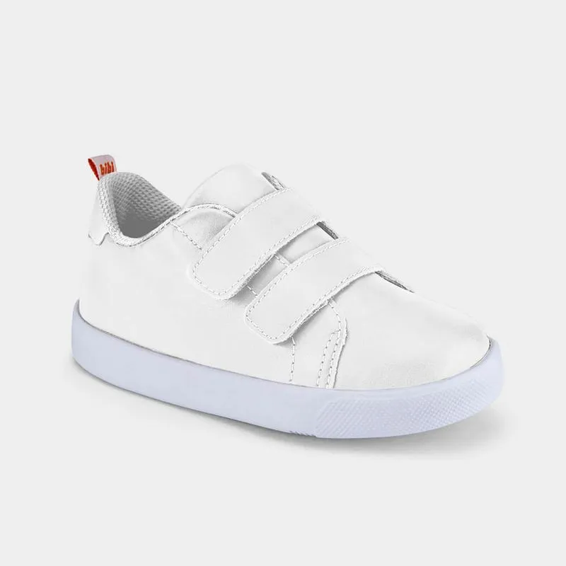 Tênis Infantil Bibi Agility Mini II Branco de Couro 23