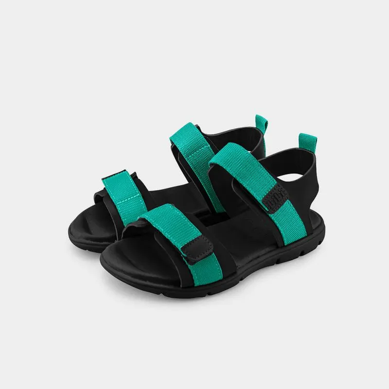Papete Infantil Bibi Basic Sandals Mini Preto e Verde 1101197 29