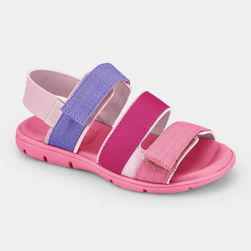 Papete Infantil Bibi Basic Sandals Mini Rosa Colorido 1101199 24