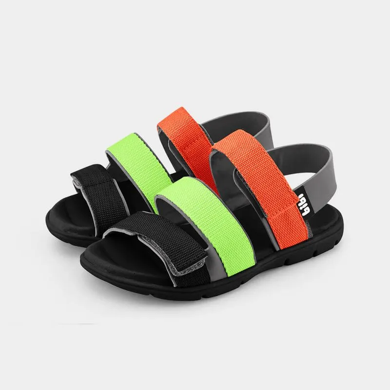 Papete Infantil Bibi Basic Sandals Mini Preta Colorida 1101201 28