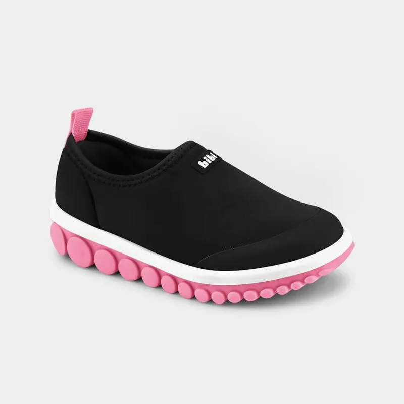 Tênis Infantil Bibi Roller 2.0 Preto com Rosa 28