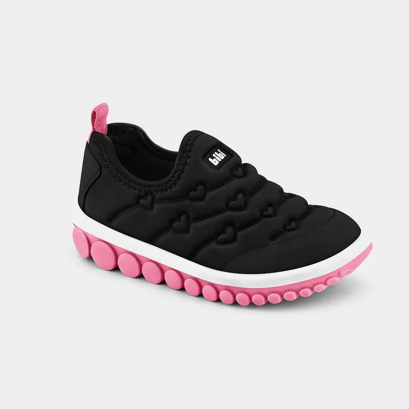 Tênis Infantil Bibi Roller 2.0 Preto com Rosa 28