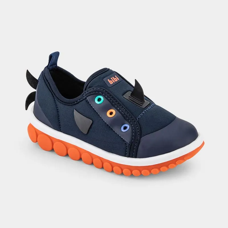 Tênis Infantil Bibi Roller 2.0 Azul Naval com Tubarão 24