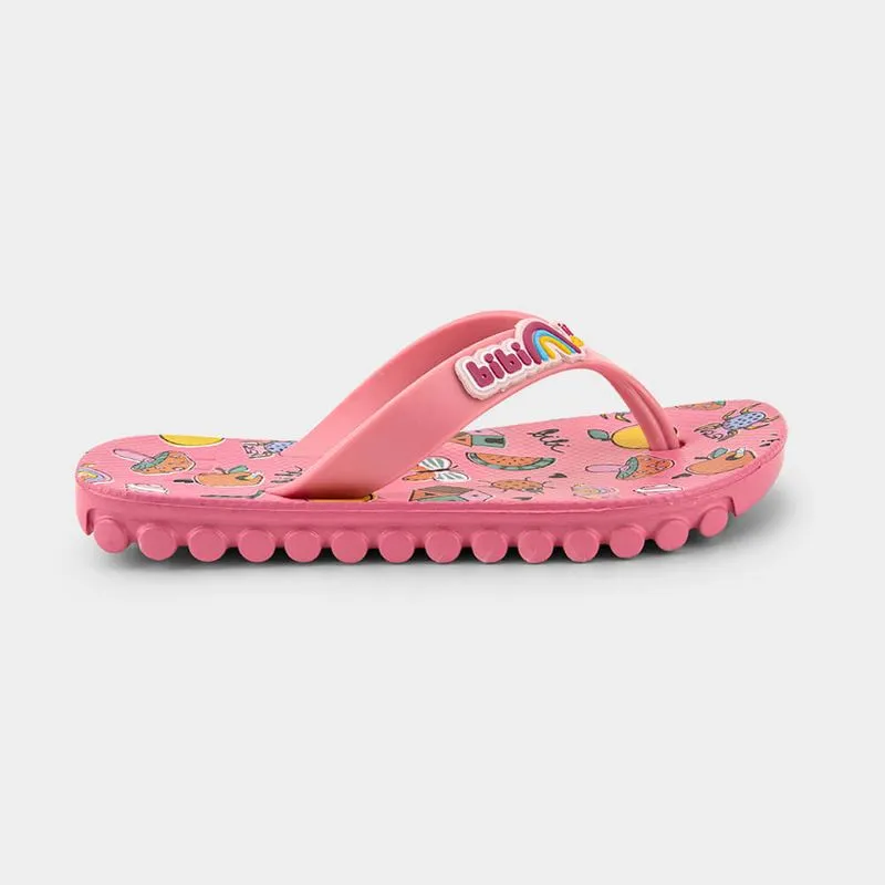 Chinelo Infantil Bibi Sun Rosa Estampa Sonhos de Verão 31/32