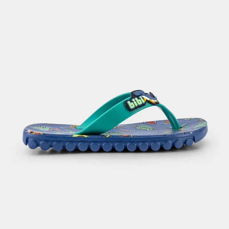 Chinelo Infantil Bibi Sun Azul Estampa Sonhos de Verão 27/28
