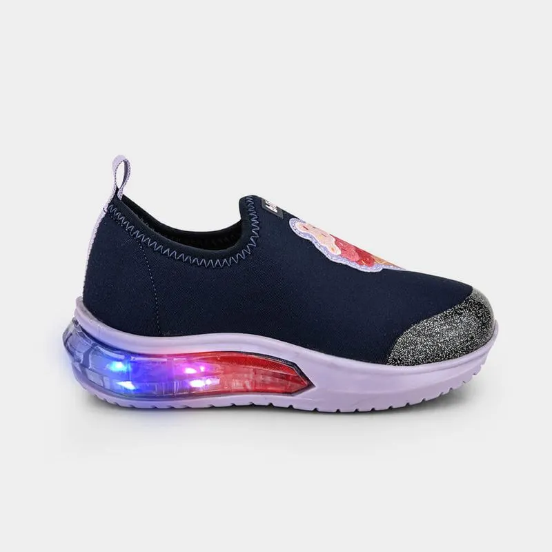Tênis Infantil de Luz Bibi Space Wave 3.0 Azul Naval de Sorvete 23