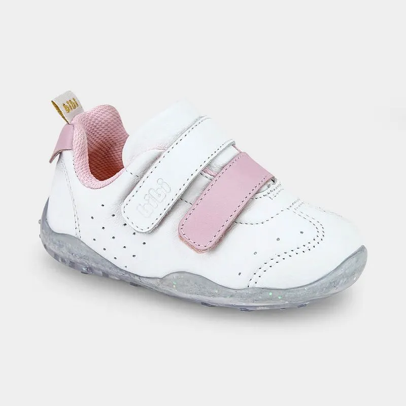 Tênis Infantil Bibi Fisioflex Originals Branco de Couro 20
