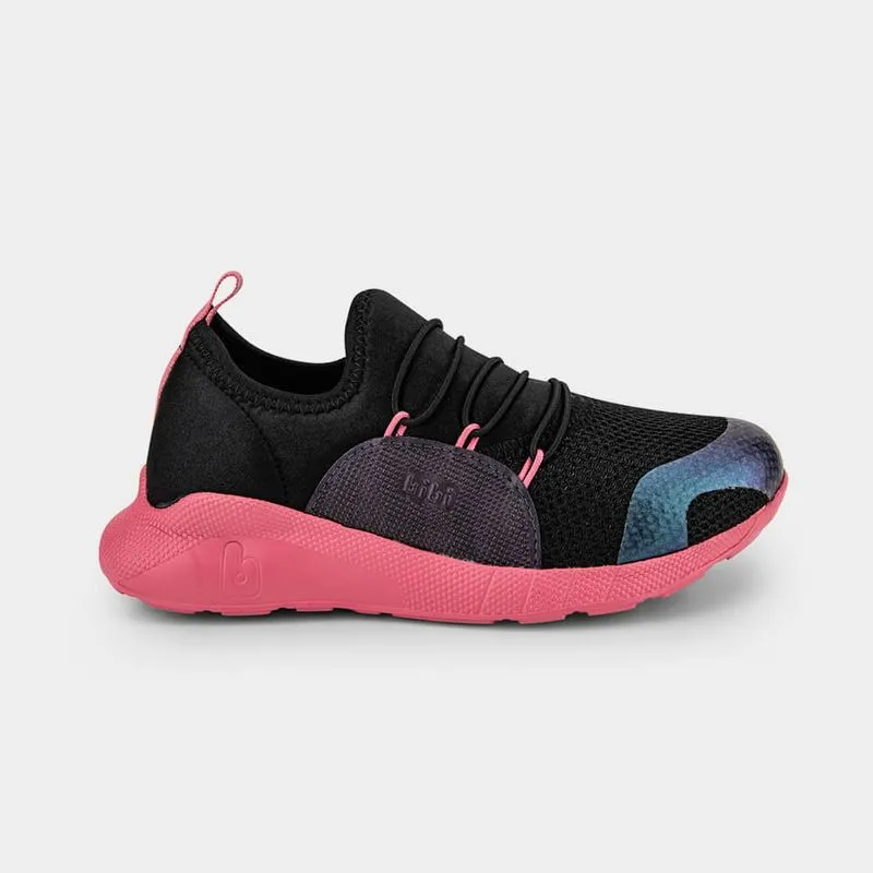 Tênis Infantil Bibi Evolution ll Preto com Rosa 36