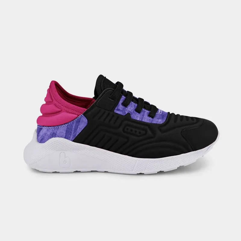 Tênis Infantil Bibi Evolution ll Preto com Rosa 25