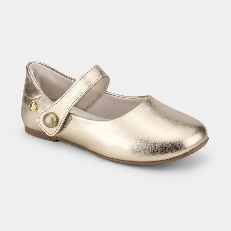 Sapatilha Infantil Bibi Ballerina Mini Dourada 26