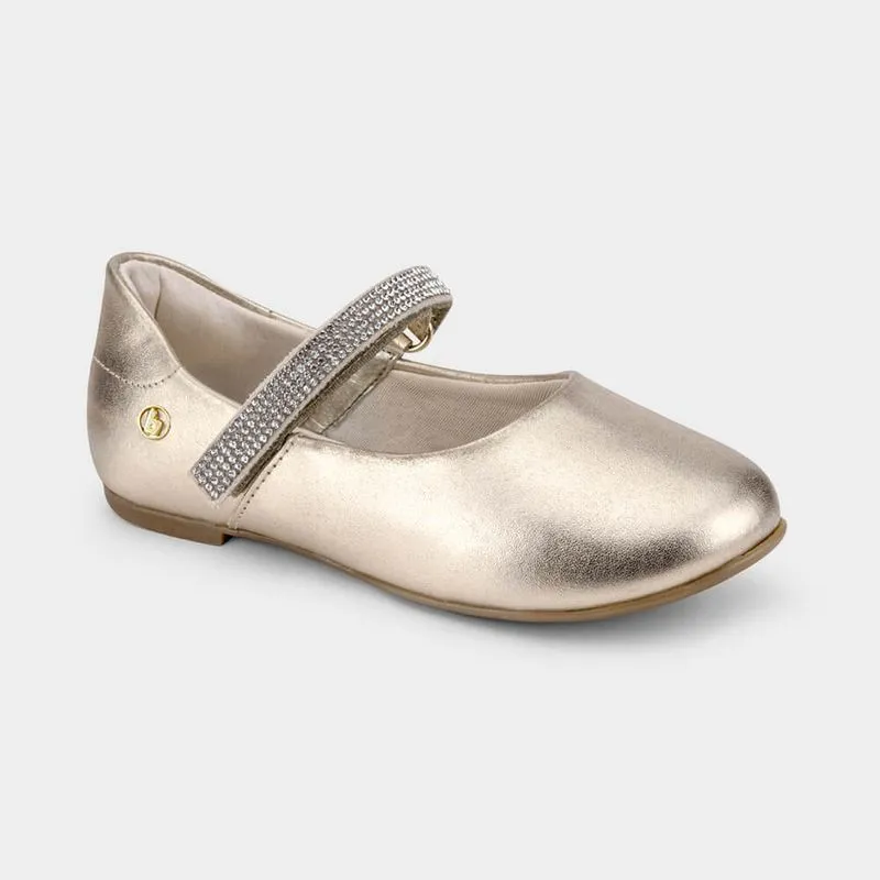 Sapatilha Infantil Bibi Ballerina Mini Dourada 1152036 20