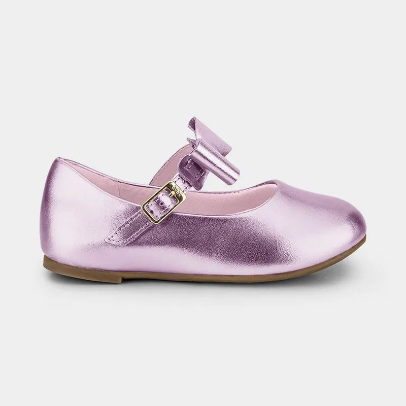Sapatilha Infantil Bibi Ballerina Mini Rosa com Laço 21
