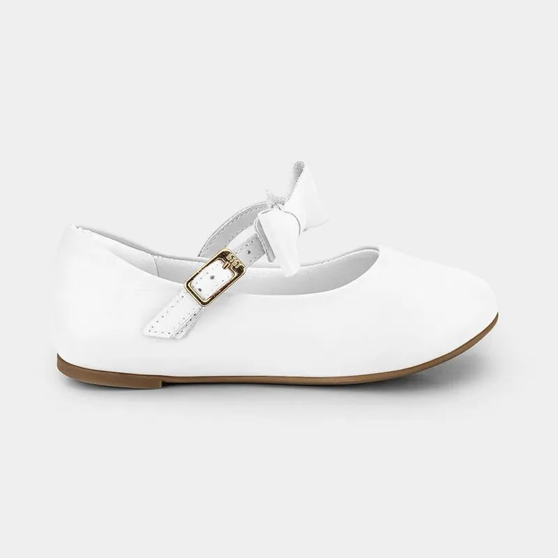 Sapatilha Infantil Bibi Ballerina Mini Branca com Laço 22