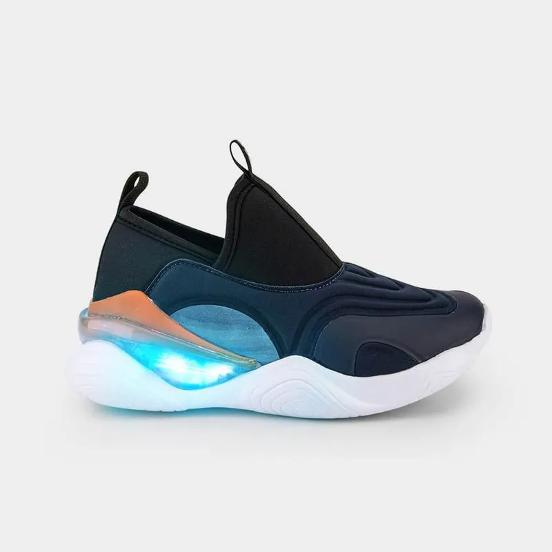 Tênis Infantil de Luz Bibi Light Flow Preto 26