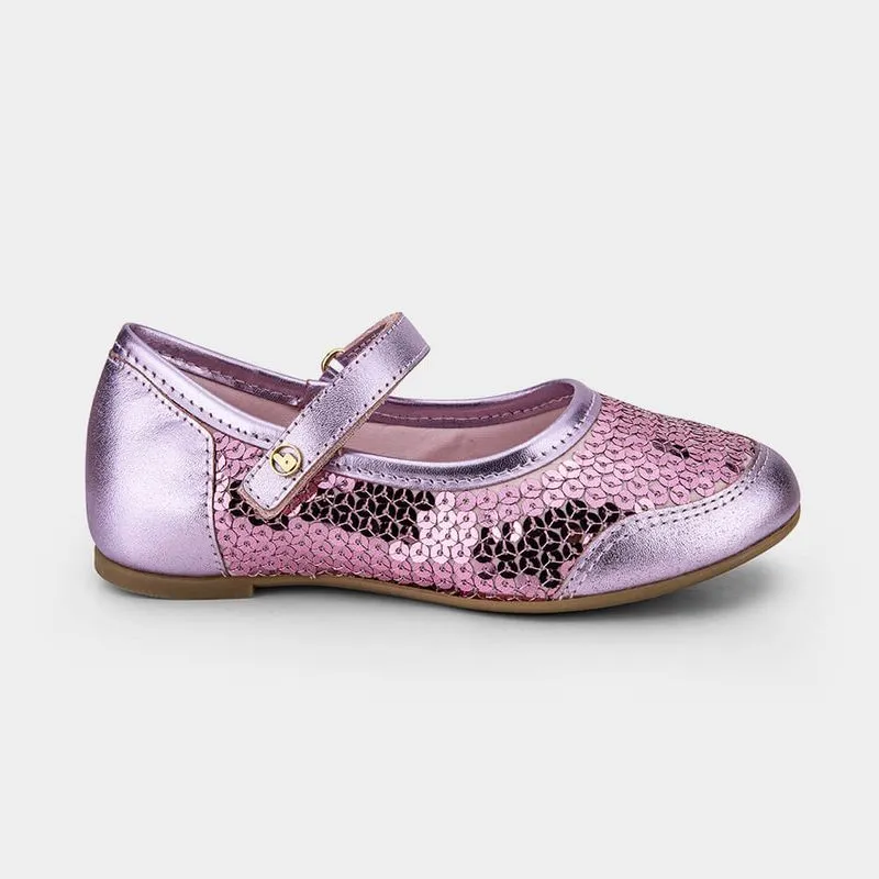 Sapatilha Infantil Bibi Ballerina Kids Rosa de Tira 29