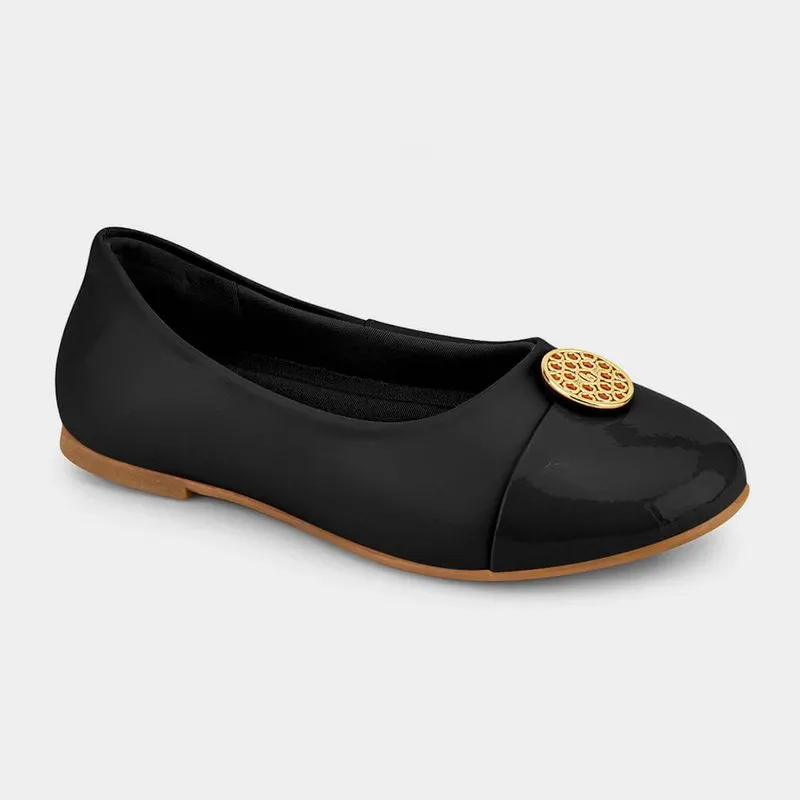 Sapatilha Infantil Bibi Ballerina Kids Preta 31