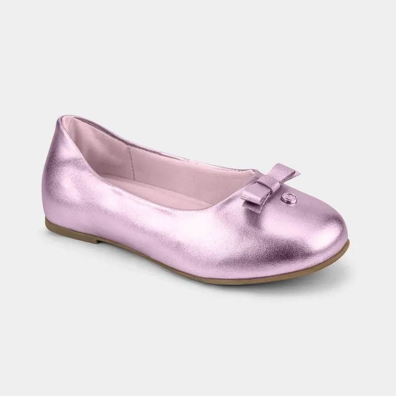 Sapatilha Infantil Bibi Ballerina Kids Rosa com Laço 30