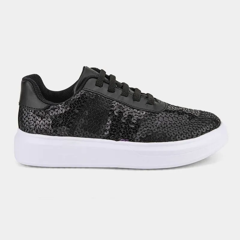 Tênis Infantil Bibi Glam Preto com Brilho 1109251 37