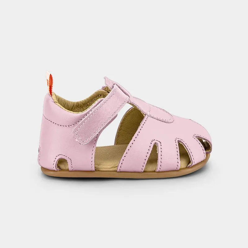 Sandália Infantil Bibi Afeto 2.0 Rosa de Couro 1204020 18