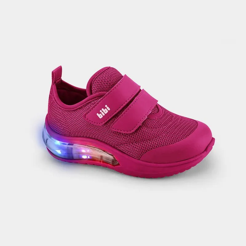 Tênis Infantil de Luz Bibi Space Wave 3.0 Rosa Pitaya 24