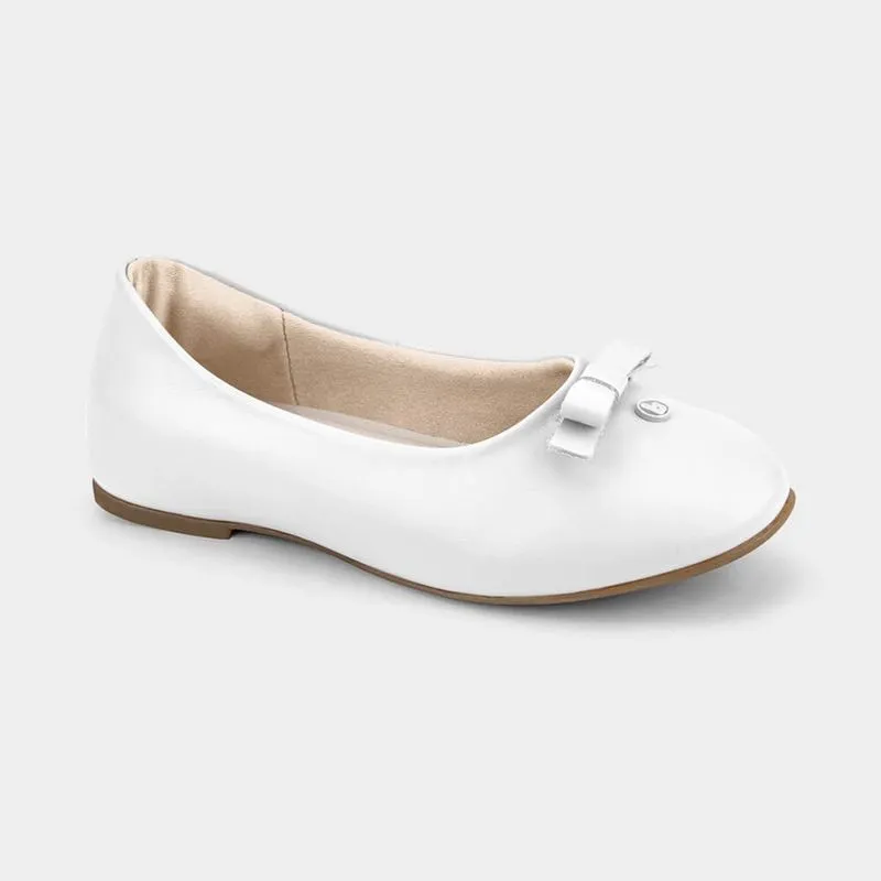 Sapatilha Infantil Bibi Ballerina Kids Branca com Laço 31