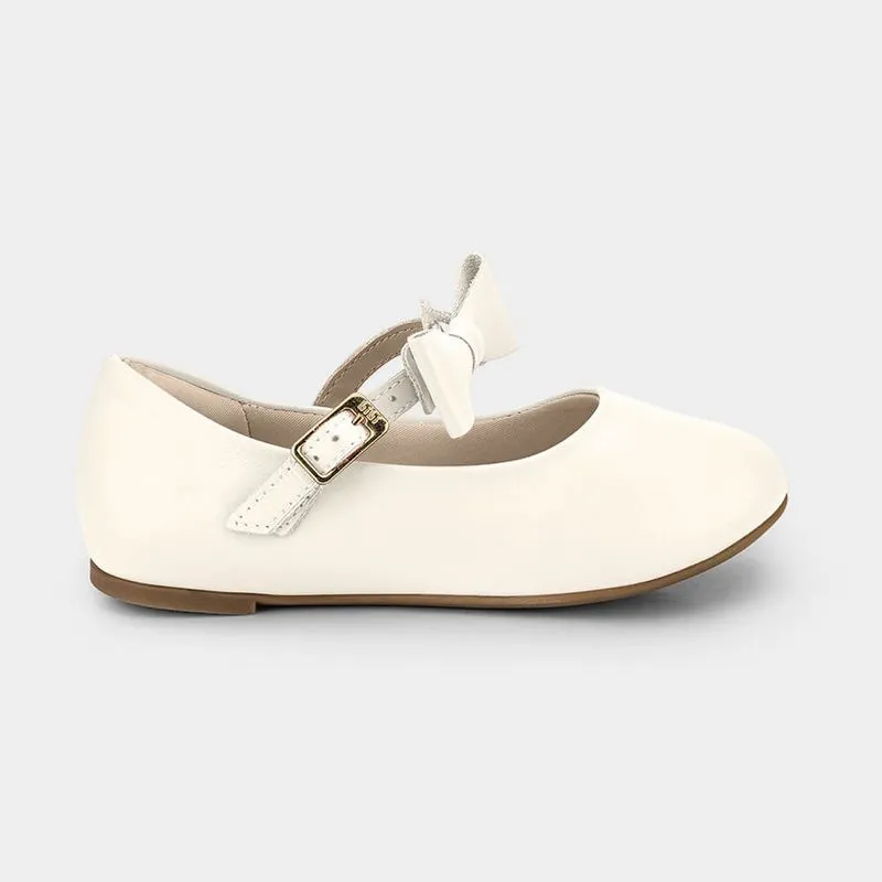 Sapatilha Infantil Bibi Ballerina Mini Bege com Laço 26