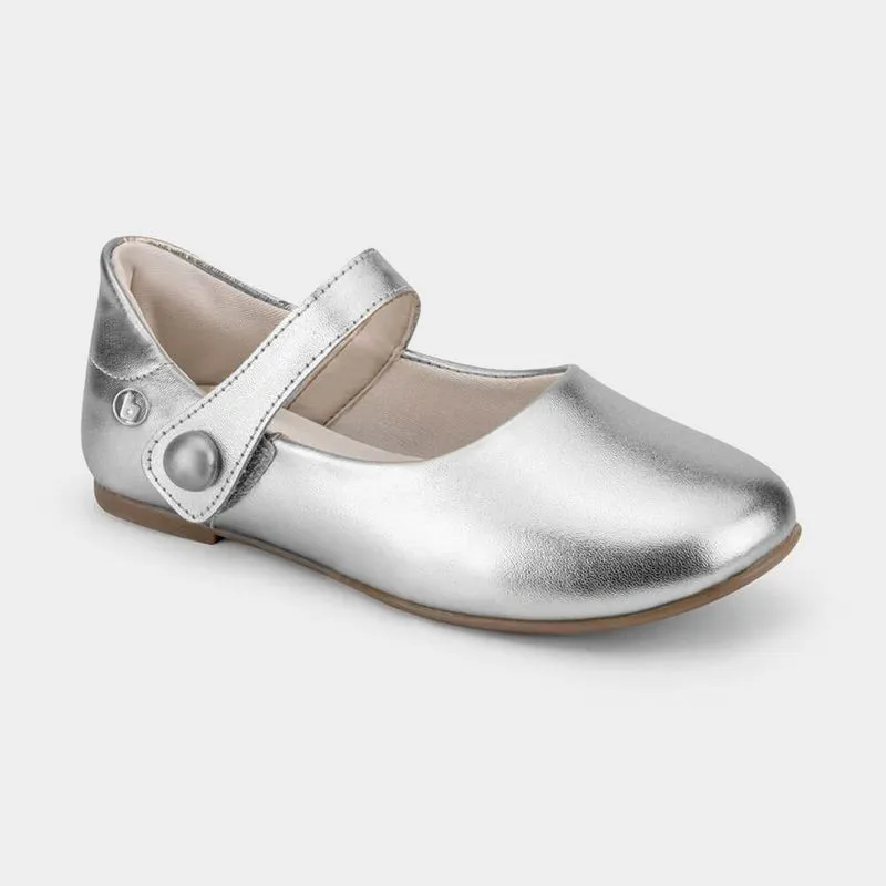 Sapatilha Infantil Bibi Ballerina Kids Prata 30