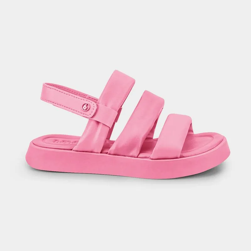 Sandália Infantil Bibi Plataforma Rosa Flamingo 35